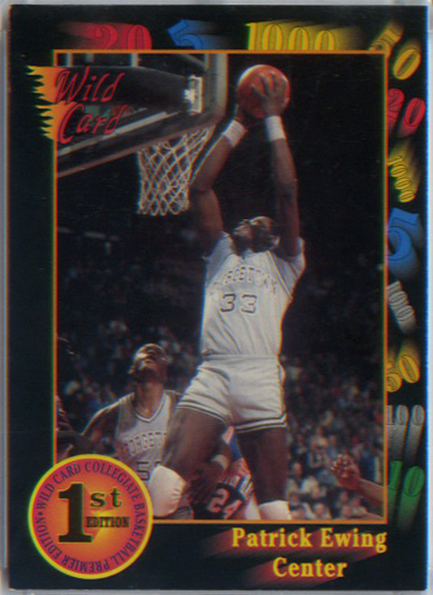 1991-92 Wild Card #15 Patrick Ewing product photo